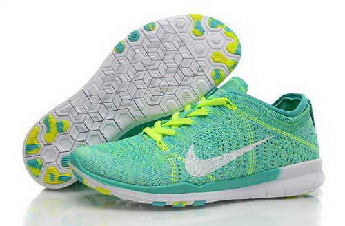 Wmns Nike Free Tr Flyknit 5.0 Womens Shoes Green White Light New Hot Usa